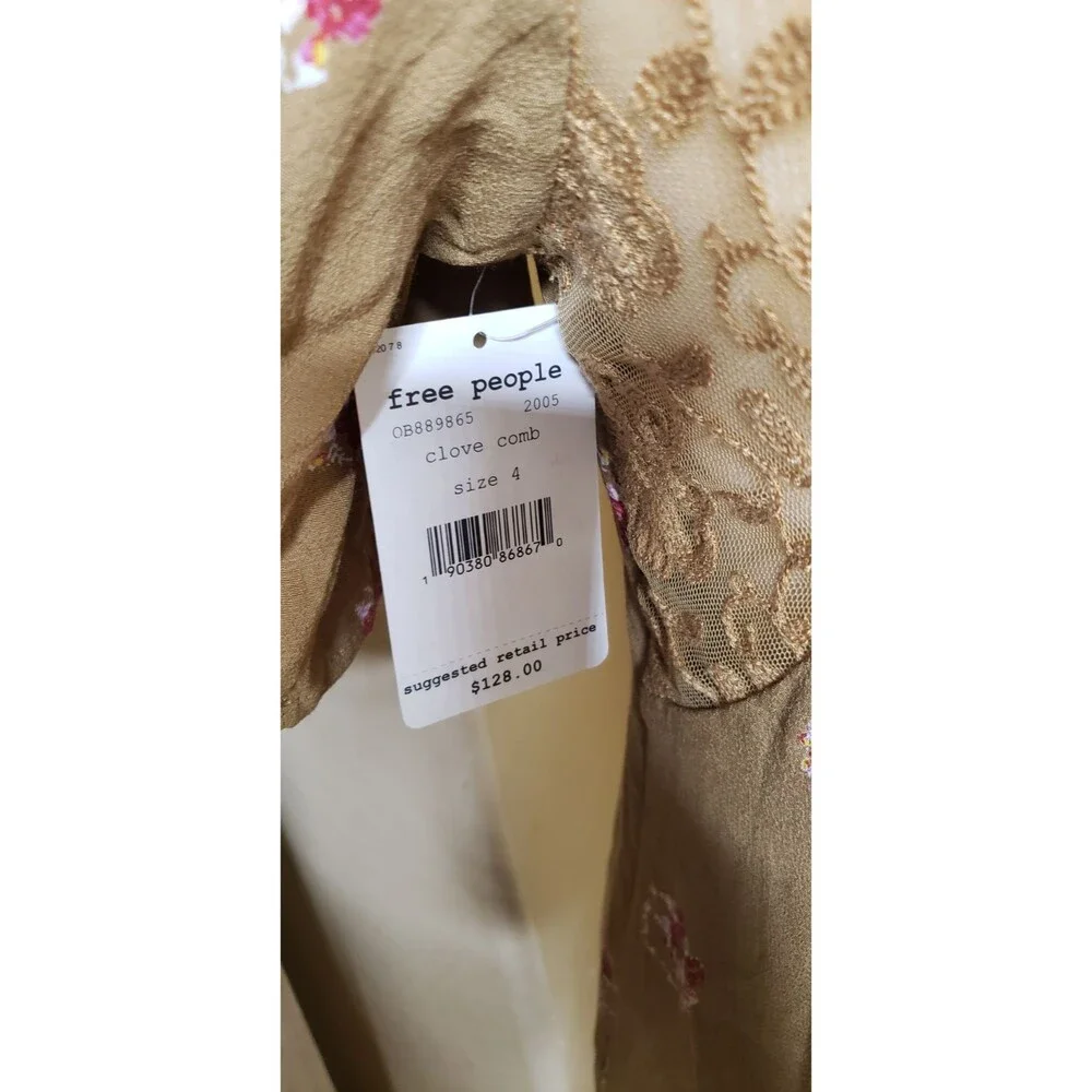 Free people dress, size 4, new with tags